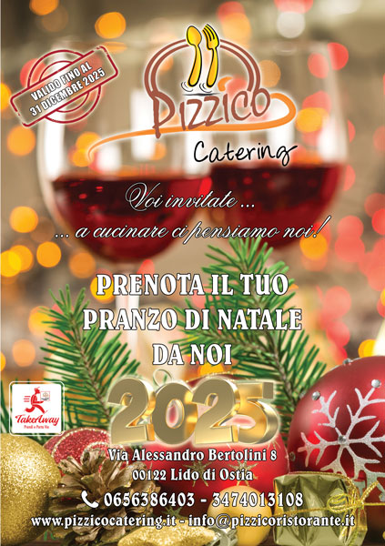 Pizzico Ristorante Menu di Natale 2025